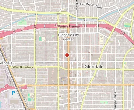 Map showing El Morfi Grill
