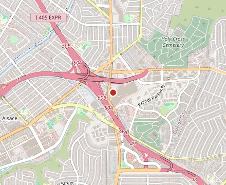Map showing Super Dumpling Culver City