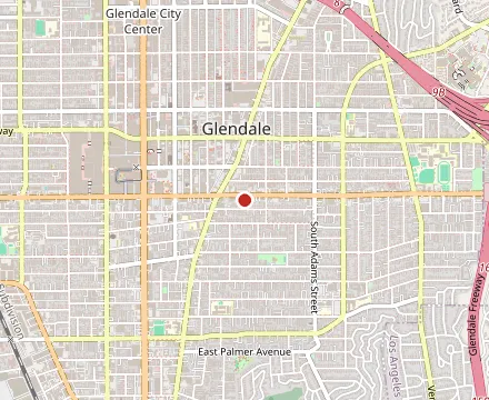 Map showing Lucy's Pizza & Burgers