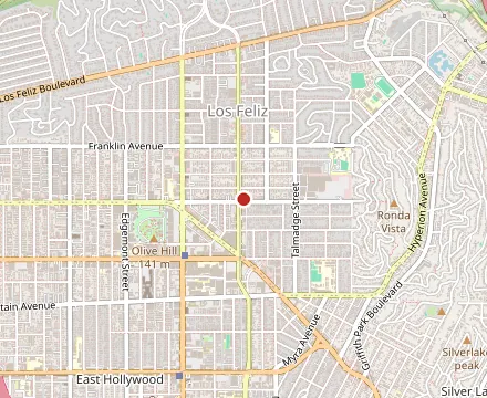 Map showing Desert Rose