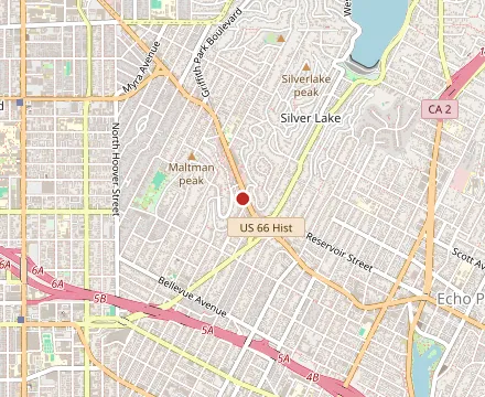 Map showing MIXT Salads