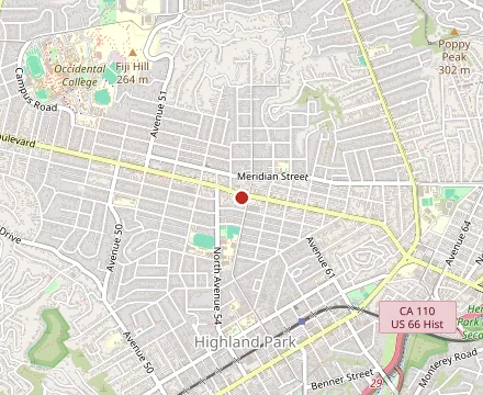 Map showing Super Cajun Seafood Express
