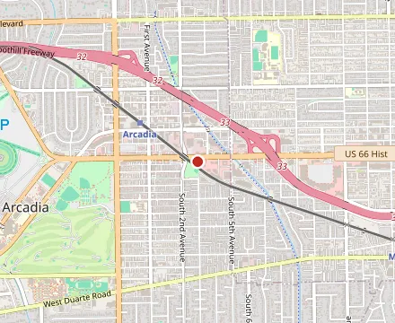 Map showing Sesame Grill