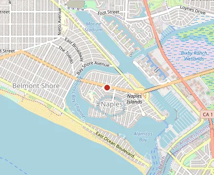 Map showing The Small Cafe