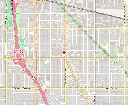 Map showing Roma Deli