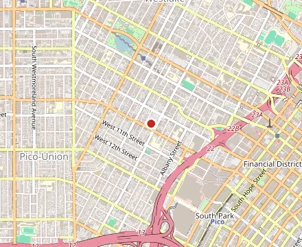 Map showing Pollo Campero