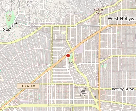Map showing PUMP Restaurant Lounge