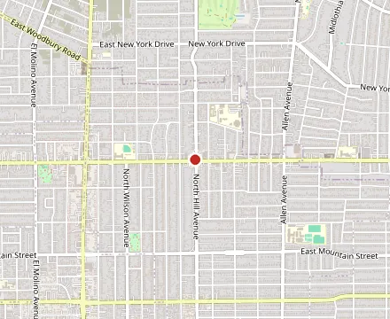 Map showing Millie's Cafe