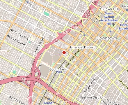 Map showing Fixins Soul Kitchen