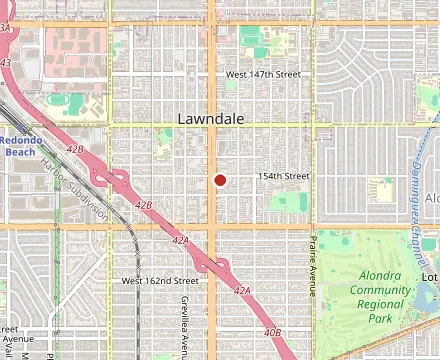 Map showing El Pollo Inka