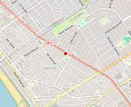 Map showing El Primo Taco