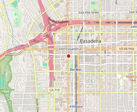 Map showing Crepes de Paris