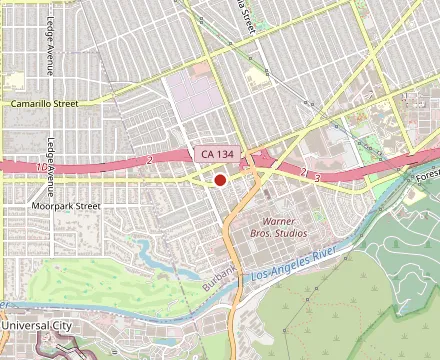 Map showing The Girl & The Chicken