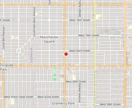 Map showing Tumby's Pizza