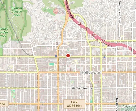 Map showing Jameson's Irish Pub