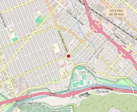 Map showing Yaki's the Original Teriyaki