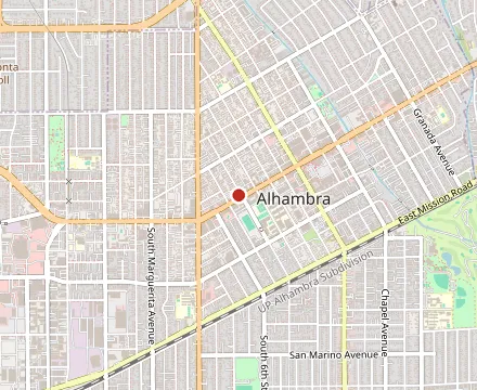 Map showing Min Min Pie House 福香园