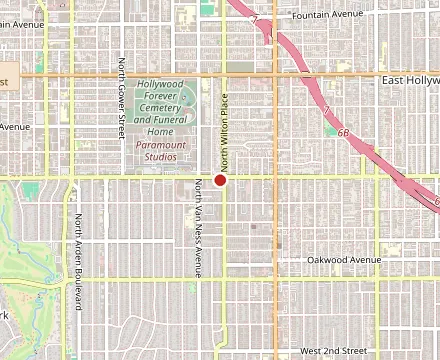 Map showing Osteria La Buca