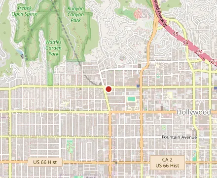 Map showing Tiago Coffee Bar + Kitchen