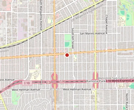 Map showing Noodle World