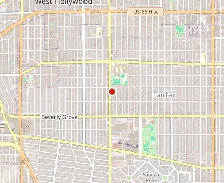 Map showing Sweet Chick