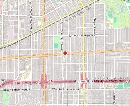 Map showing Pepe's Finest Mexican Food