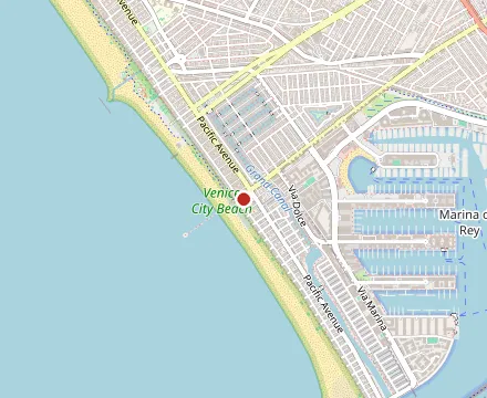 Map showing Mercedes Bar & Grille