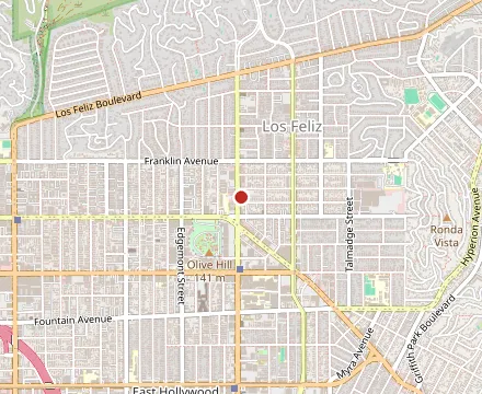 Map showing The Dresden Restaurant & Lounge
