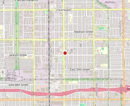 Map showing Waikiki Hawaiian Grill