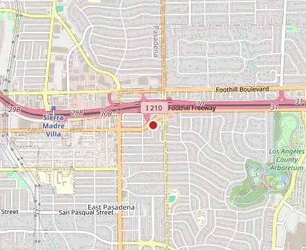 Map showing The Original Tops