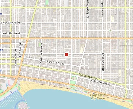 Map showing Pike Restaurant & Bar