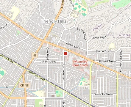 Map showing Scotty's Family Restaurant