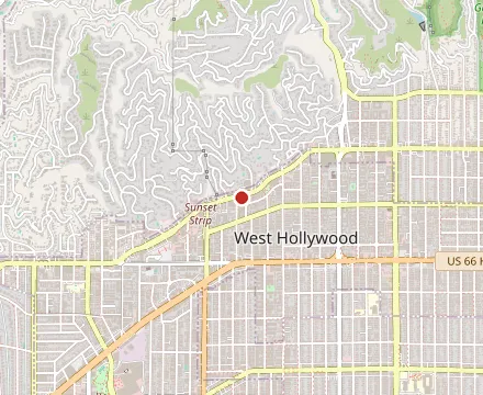 Map showing Ospero | West Hollywood