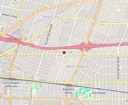 Map showing Es Con Sabor