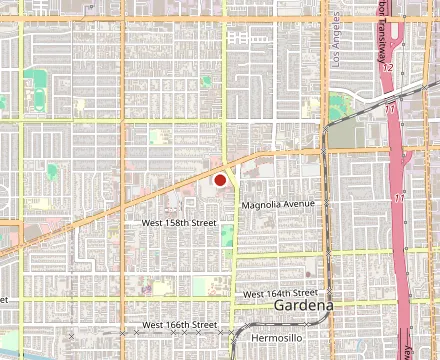 Map showing Dirt Dog - Gardena
