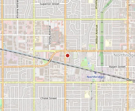 Map showing Chi-Chi's Pizza