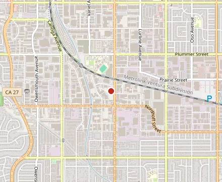 Map showing Capriotti's Sandwich Shop