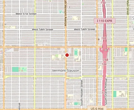 Map showing Pupuseria Jutiapa