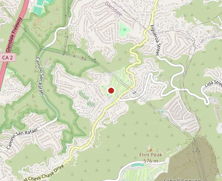 Map showing Chevy Chase Country Club