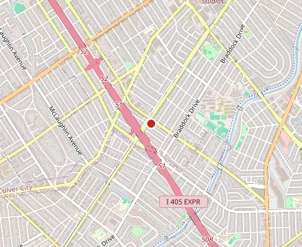 Map showing Dear John's