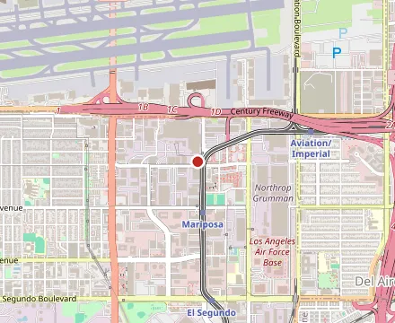 Map showing California SMASH - Pickleball & Social Club