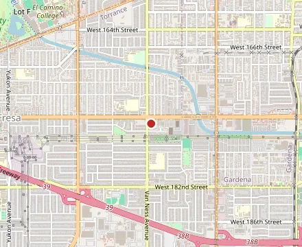 Map showing Sushi Yoshi