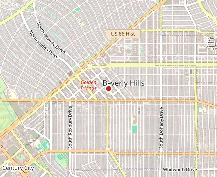 Map showing The Penthouse at Mastro's