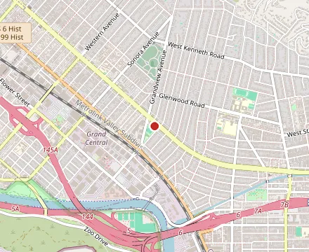 Map showing Caravan Restaurant