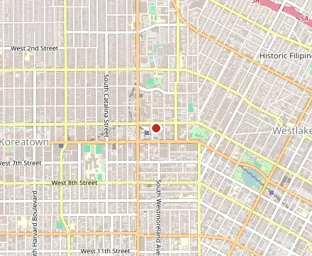 Map showing Café Mak
