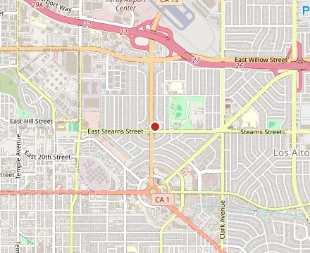 Map showing The Potholder Cafe
