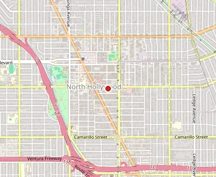 Map showing The Fat Dog