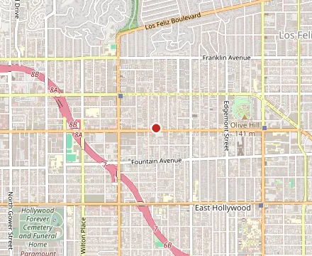 Map showing Siam Sunset