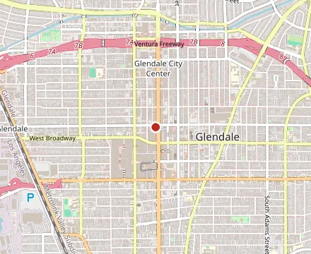 Map showing PizzaRev