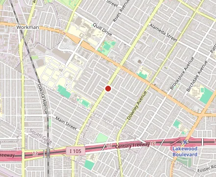 Map showing El Chilito Restaurant